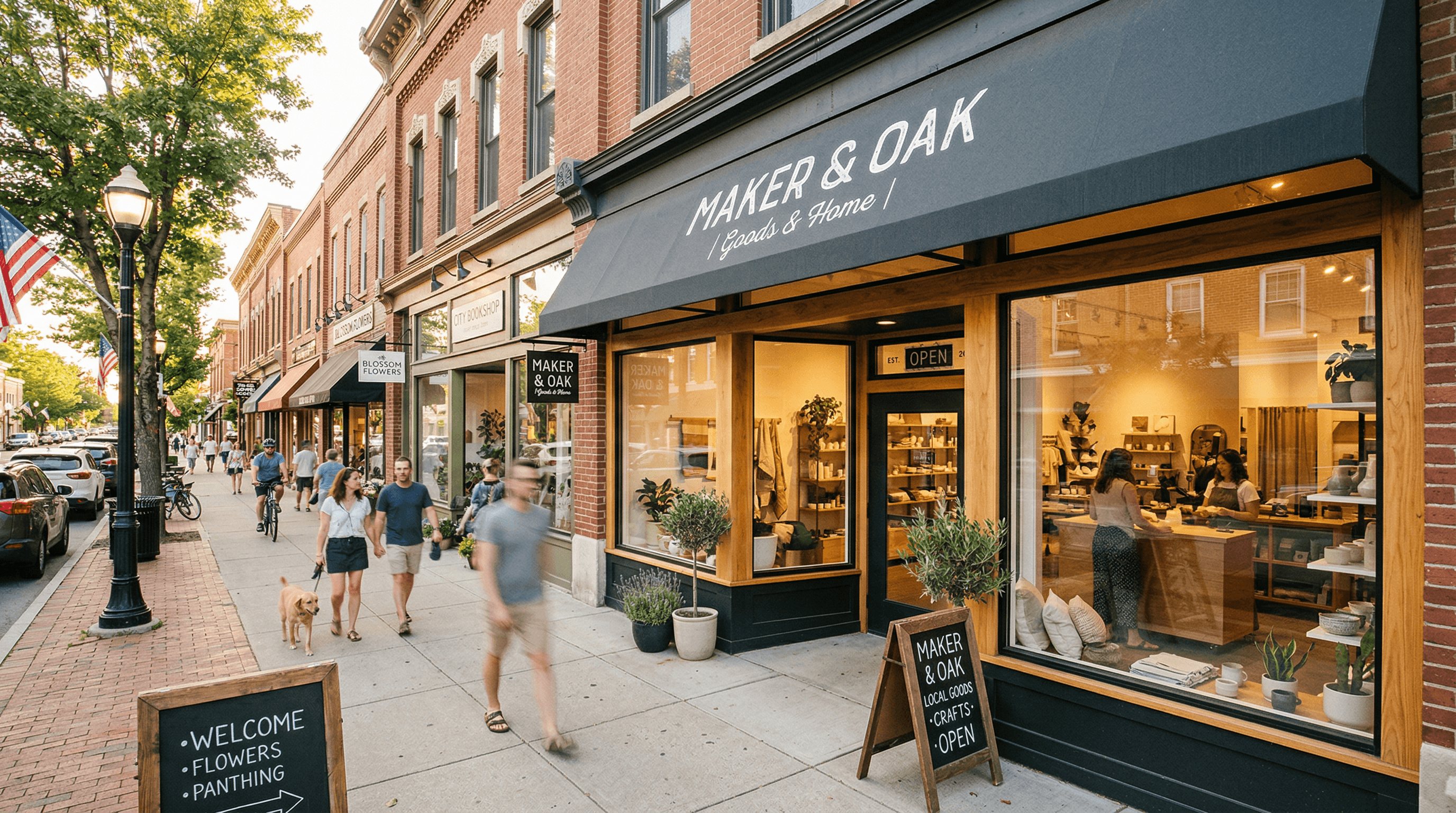 Modern small business space